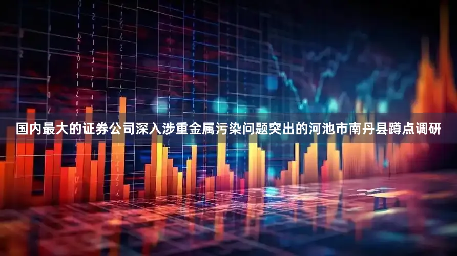 国内最大的证券公司深入涉重金属污染问题突出的河池市南丹县蹲点调研